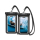 Etui do telefonów Spigen A601 Uniwersalne wodoodporne etui 2-Pack Black